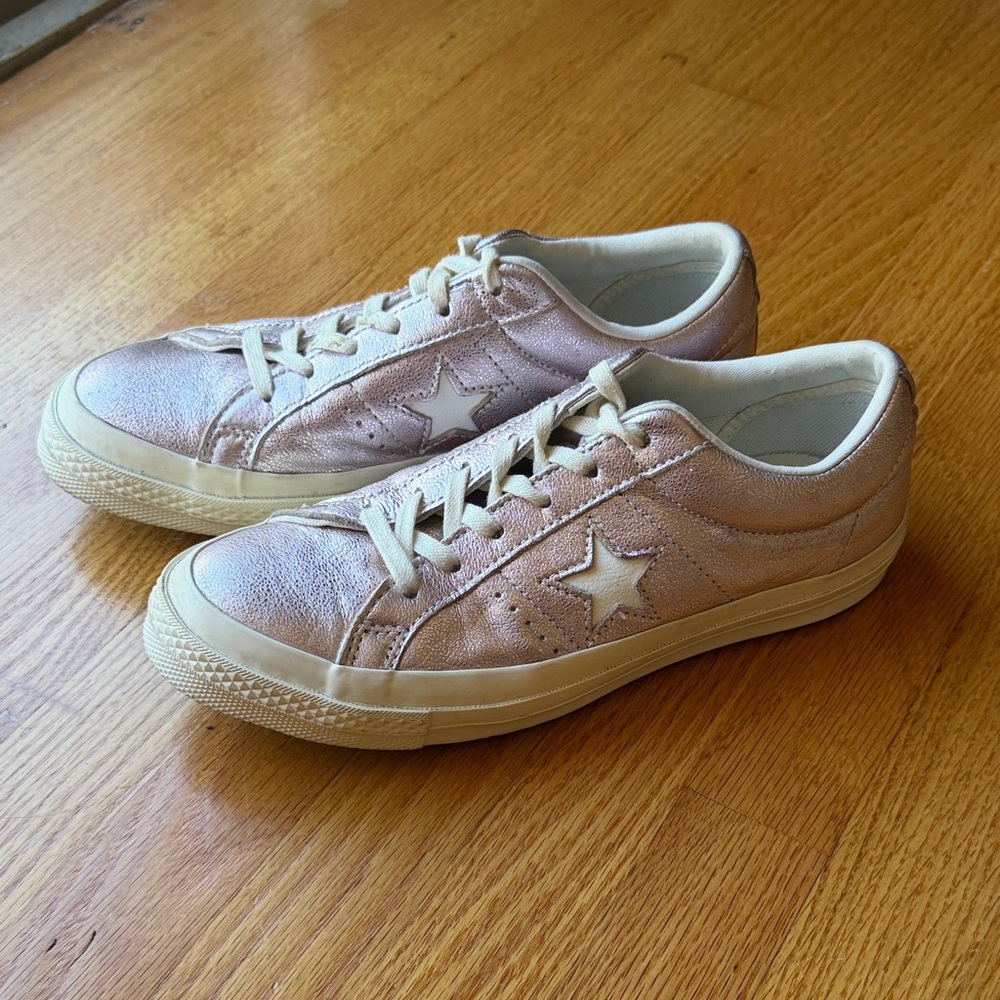 Converse One Star Ox Women's Metallic Pink Sneakers